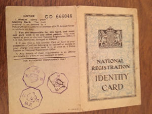 Wartime ID Card
